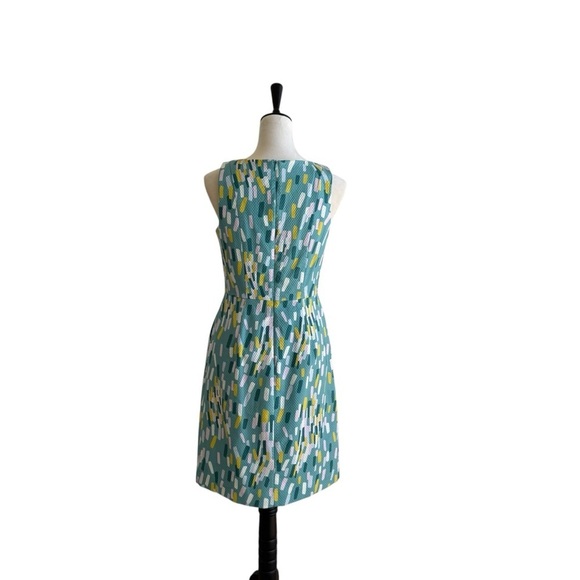 BODEN Sleeveless V-Neck Confetti Print Sheath Dress with Pockets Size 4 - Picture 16 of 16